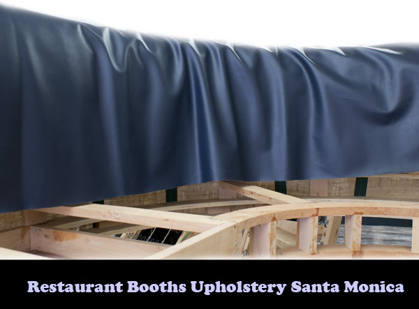 New Restaurant Booth upholstered in Santa Monica  by ML Upholstery