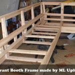 wood frame for a restaurant